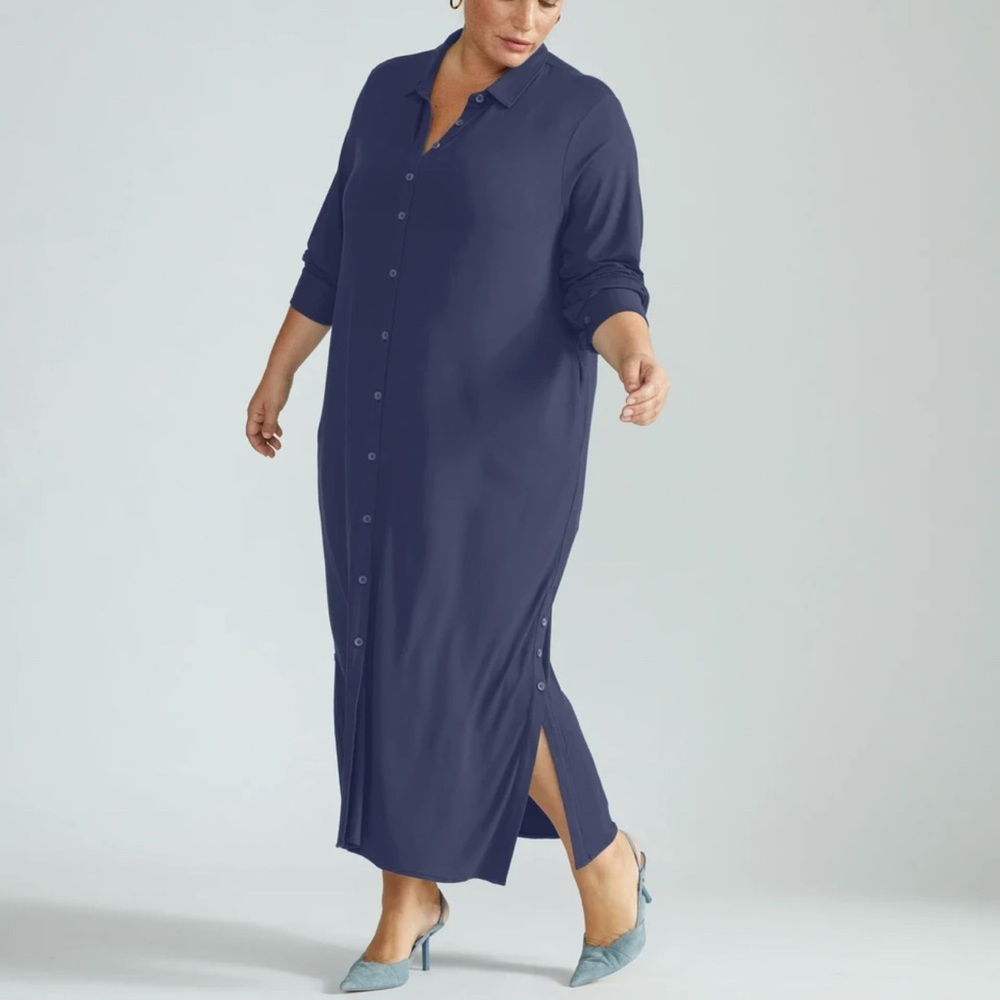 Universal Standard Jersey Shirt Dress